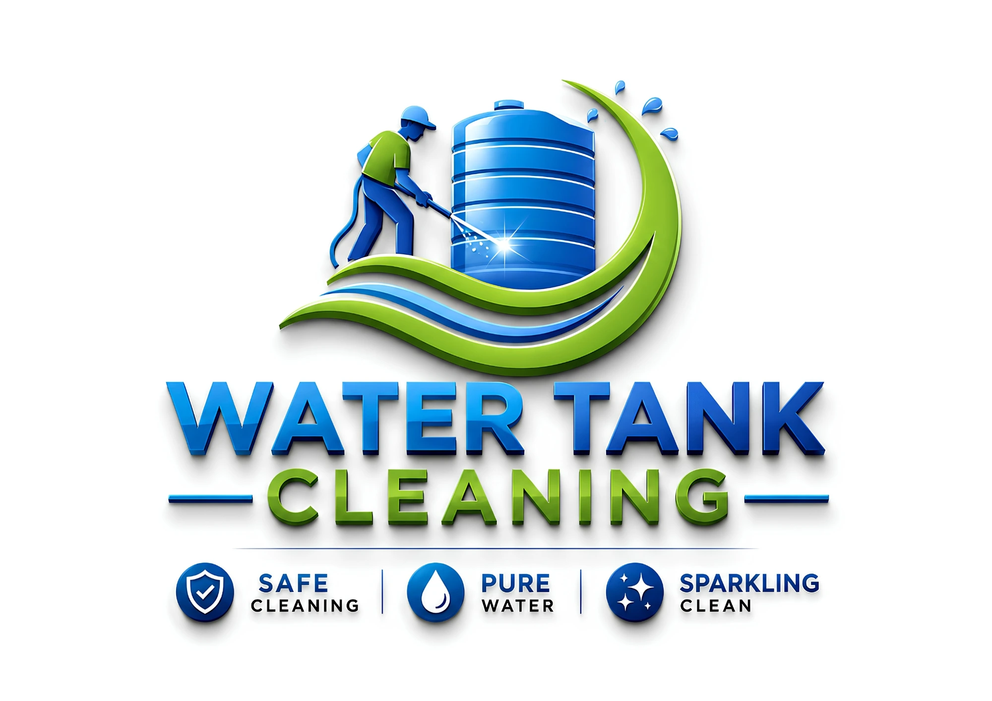 Water Tank Cleaning Services Logo